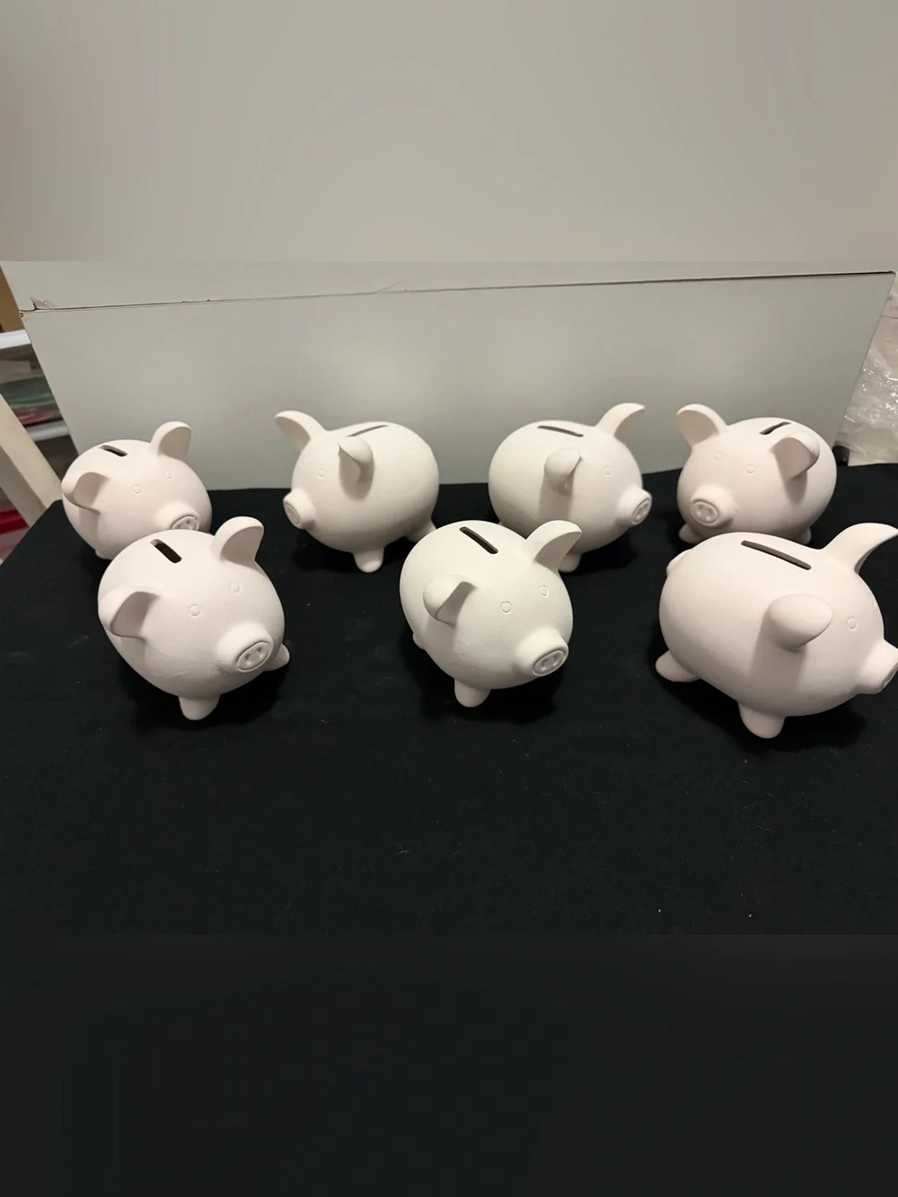 Ready to paint Ceramic Piggy Banks